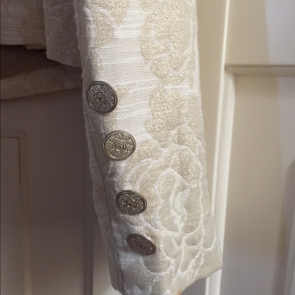 Mark Eisen for George cream/gold lurex jacket - Picture 5 of 8